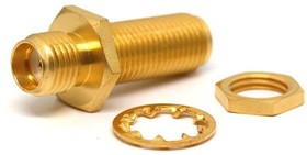5909-1103-000, RF Adapters - In Series SMA / SMA STRAIGHT JACK/JACK FEMALE/FEMALE GOLD