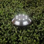 Светильник уличный ЭРА ERAST024-01 на солнечной батарее подсветка Таблетка, сталь, пластик d 11 см Б0057662