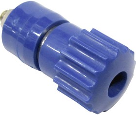 Schnepp 734640, Полюсная клемма, 16А, диаметр контакта: 4мм, 12х30 мм, синий, Размеры (ø х Д) 12 мм х 30 мм