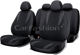 10122, Universal polyester car covers black-dark gray (11 prem.) Golf CARFASHION