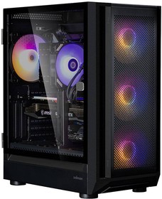 Фото 1/7 Корпус Zalman i6 Black Mid Tower (ATX/micro ATX/mini-ITX , без БП, Steel, ABS, Tempered Glass, 4x120mm FAN RGB)