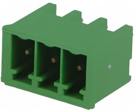 Фото 1/3 284514-3, Pluggable Terminal Blocks HEADER 3P STR 3.5MM