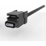 CAA00USBC001150, USB 5Gbps (USB 3.0, USB 3.x Gen 1, Superspeed) Cable C Male to ...