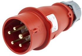 Вилка кабельная 16А 3Р+N+E IР44 переносная 400В AM-TOP