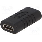 45401, Кабель USB 3.1 с обеих сторон,гнездо USB C Цвет черный