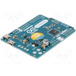 A000052, Arduino; ATMEGA32U4; GPIO,I2C,PWM,UART; ICSP,USB B micro,supply