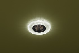 Фото 1/3 DK LD1 GR Светильник ЭРА декор cо светодиодной подсветкой, зеленый Б0018777
