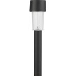 SL-PL30 ЭРА Садовый светильник на солнечной батарее, пластик, черный, 30 см Б0018974