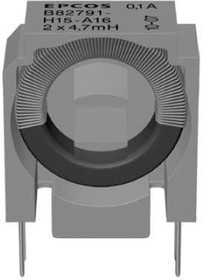 Фото 1/3 B82791H0015A016, Common Mode Chokes / Filters DATA LINE-CHOKE 2X4.7MH 0.1A