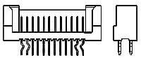 3-917361-0, Board to Board & Mezzanine Connectors 1.25 AF TAB ASSY 30P TOP ENTRY