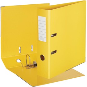 Фото 1/5 Папка-регистратор Bright colours 80 мм, желтая 1350752