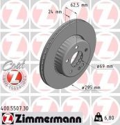 400.5507.30, 400.5507.30_диск тормозной !FS перед. 295x24/62-5x112 \ MB W205
