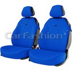 21014, Авточехлы (майка) на передние сиденья полиэстер синие (4 предм.) Bingo ...