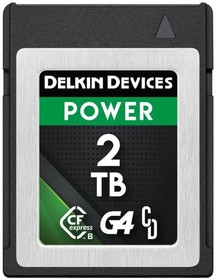 Фото 1/3 Карта памяти Delkin Devices Power CFexpress Type B G4 2TB 1780/1700Mb/s [DCFXBP2TBG4]