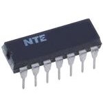 NTE2321, Trans GP BJT NPN 30V 0.5A 14-Pin DIP