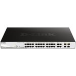 D-Link DGS-1210-28MP/FL1A PROJ Managed L2 Switch with 24 10/100/1000Base-T ports ...