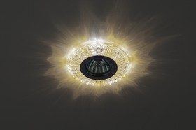 Фото 1/3 DK LD2 TEA/WH Светильник ЭРА декор c белой светодиодной подсветкой, чай Б0019201
