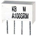 KB-A100SRW, светодиодная полоса красная 8.89х3.81мм 100мКд