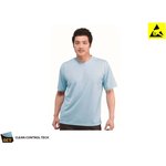 Антистатическая футболка, светло-голубая, 2XL(105)