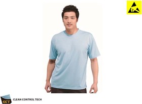 Антистатическая футболка, светло-голубая, 2XL(105)