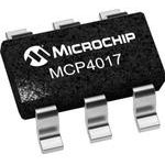 MCP4017T-503E/LT, Микросхема цифровой потенциометр, 50кОм, I2C, 7бит, SC70-6