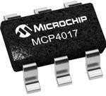Фото 1/6 MCP4017T-503E/LT, Микросхема цифровой потенциометр, 50кОм, I2C, 7бит, SC70-6