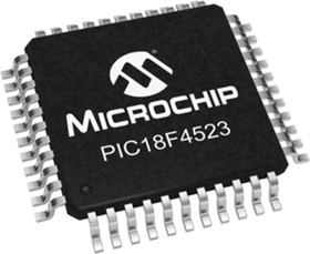 Фото 1/2 PIC18F4523-I/PT, 8 битный микроконтроллер, максимальная тактовая частота 40 МГц, количество входов/выходов 36 I/O, объем ОЗУ 1,5 кБ, тип пам