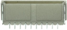 Conn High Performance Interconnect HDR 10 POS 1mm Solder RA SMD (Alt: 1-1734709-0), TE Connectivity | купить в розницу и оптом