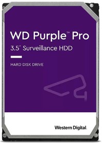 Фото 1/6 18TB WD Purple Pro (WD181PURP) {Serial ATA III, 7200- rpm, 512Mb, 3.5"}