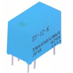 SY-12-K, Signal Relay 12VDC 1A SPDT( (12.5mm 7.4mm 9.5mm)) THT