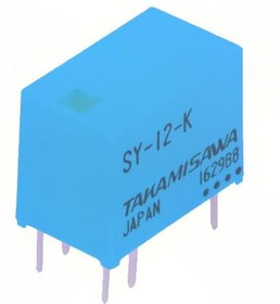 Фото 1/2 SY-12-K, Signal Relay 12VDC 1A SPDT( (12.5mm 7.4mm 9.5mm)) THT