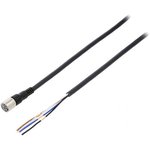 XS3F-M421-410-A, Straight Female 4 way M8 to Unterminated Sensor Actuator Cable, 10m