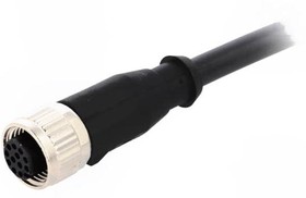 Фото 1/4 21348500C78050, Harting Straight Female 12 way M12 to Unterminated Sensor Actuator Cable, 5m
