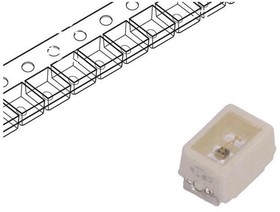 Фото 1/2 LO M676-Q2S1-24, LED; SMD; 2014,Mini PLCC2; orange; 300?610mlm; 90?224mcd; 120°