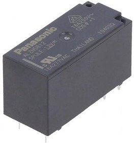 Фото 1/2 ALZN5B12W, General Purpose Relays 12VDC 33.3mA 360ohms 1 Form A Class B