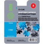 Картридж струйный Cactus CS-CLI8C голубой для Canon MP470/MP500/MP510/MP520 (12ml)