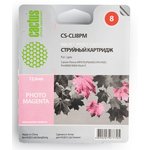 Картридж струйный Cactus CS-CLI8PM пурпурный для Canon MP970 iP6600D iP6700D ...