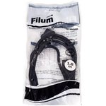 Кабель питания Filum FL-PC6-C13-C14-1.8M С13- C14, 3х0.5мм², 220В, 6A, чёрный, 1.8м