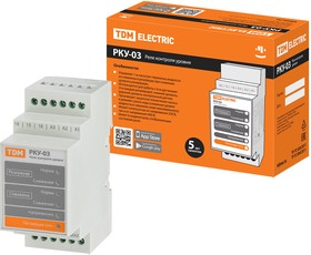 Фото 1/7 РКУ-03-1нас/2рез/4ур/ 6датч-230/400В-DIN (без датчиков) TDM