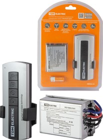 Фото 1/10 SQ1508-0101, Комплект для беспроводного управления освещением ПУ1-МK-1 (1 канал) "Уютный дом" TDM Electric