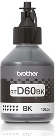Фото 1/10 Brother Бутылка с оригинальными чернилами BTD60BK для принтера DCP-T710W, DCP-T510W, DCP-T310. Емкость до 6500 страниц.(BTD60BK)