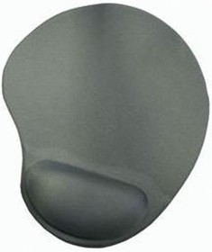 Фото 1/4 Коврик для мыши гелевый BU-GEL/grey, серый, 230х205х25, BURO