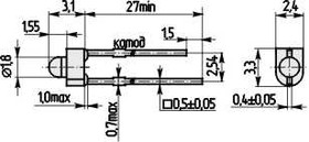 Панель кинескопа, 8+1, узкая, 90-4[ISM]