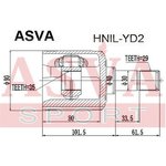 HNIL-YD2, ШРУС внутренний левый 35x40x29 (oem-исполнение)