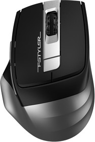 Фото 1/4 Мышь A4Tech Fstyler FB35 серый оптическая (2000dpi) беспроводная BT/Radio USB для ноутбука (6but)