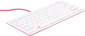 Фото 1/2 RPI-KEYB (DE)-RED/WHITE, Development Kit Accessory, Official Raspberry Pi Keyboard, Red/White, German Layout, Wired