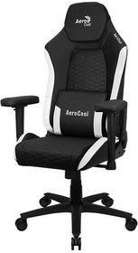 Фото 1/10 4711099471201, Игровое кресло Aerocool CROWN Leatherette Black White