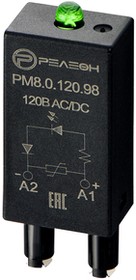 Releon Модуль индикации и защиты; LED + Варистор (120В AC/DC) PM8012098