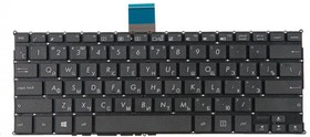 Клавиатура для ноутбука Asus F200CA F200LA F200MA X200 черная, без рамки, плоский Enter