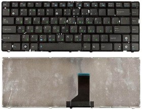 Клавиатура для ноутбука Asus UL30 K42 K43 X42 U41 черная с рамкой